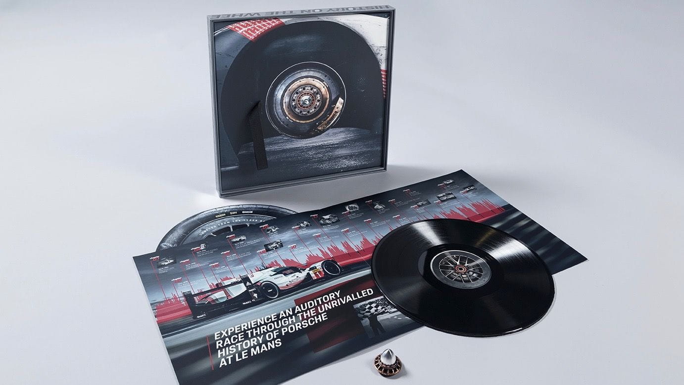 Porsche made vinyl records from the tires of its 919 Hybrid